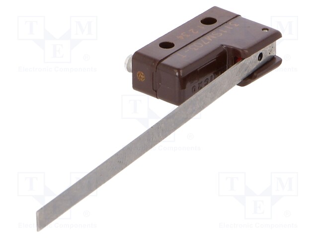 Microswitch SNAP ACTION; with lever; SPDT; 4A/250VAC; OFF-(ON)