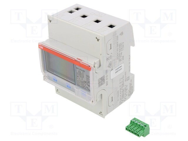 Meter; for DIN rail mounting; digital; Network: three-phase; 65A