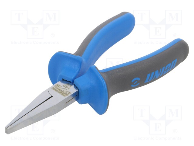 Pliers; flat,elongated; 140mm; Conform to: DIN/ISO 5745; 472/1BI