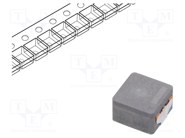 Power Inductor (SMD), AEC-Q200, 22 µH, 2.9 A, Shielded, 4.6 A, PCC-M0748M-LE Series