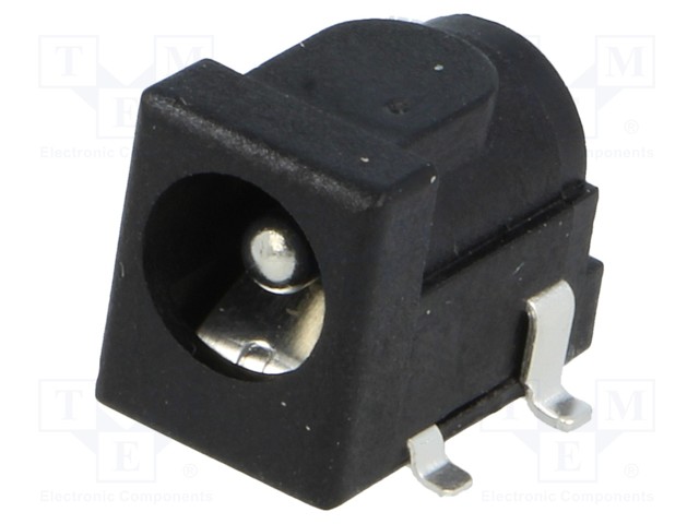 Socket; DC supply; male; 5,5/2,5mm; 5.5mm; 2.5mm; SMT; 1A; -25÷85°C