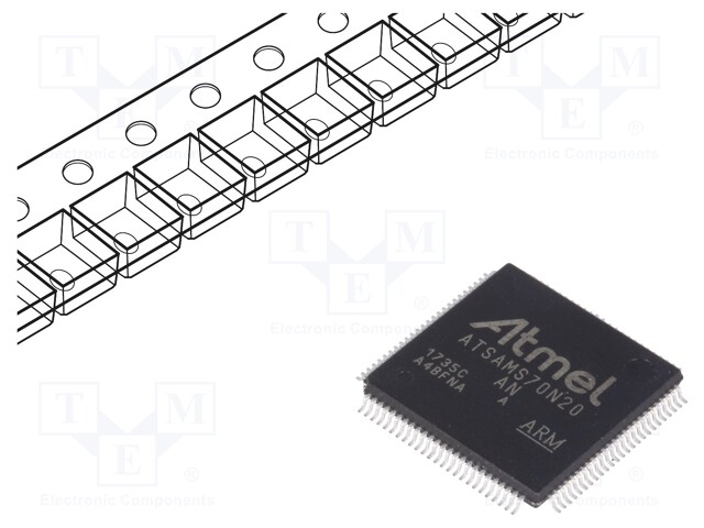 ARM microcontroller; SRAM: 384kB; Flash: 1MB; LQFP100; 1.62÷3.6VDC