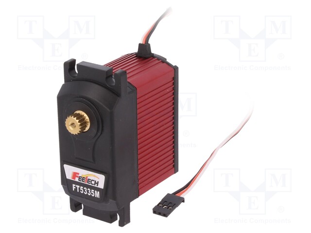 Motor: servo; 6÷7.4VDC; giant scale; digital; 178g; metal; 180°; JR