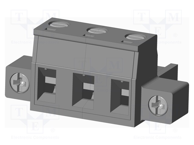 Connector: pluggable terminal block; plug; female; straight; grey