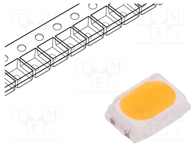 LED; SMD; 3020; white warm (gold plus); 19.4÷22lm; 2200-2500K; 80