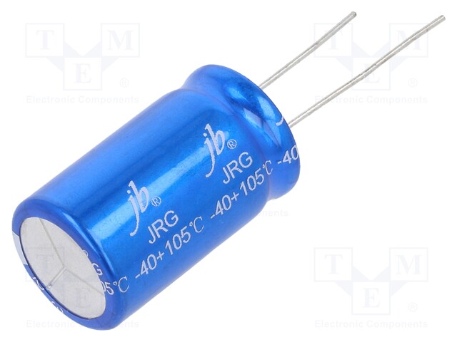 Capacitor: electrolytic; THT; 2200uF; 35VDC; Ø18x31mm; Pitch: 7.5mm