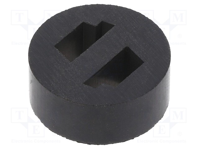 Insert for gland; M25; IP54; NBR rubber; Holes no: 2; -40÷100°C