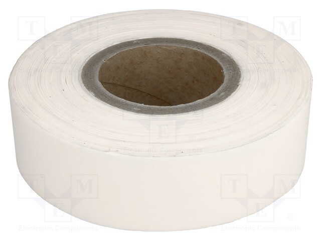 Tape: heat transfer; W: 50mm; L: 30m; D: 0.5mm; 3W/mK; white; acrylic