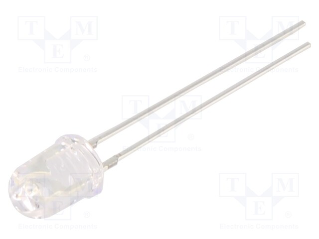 LED; 5.1mm; blue; 4200÷5800mcd; 30°; Front: convex; 2.9÷3.4V; 102mW