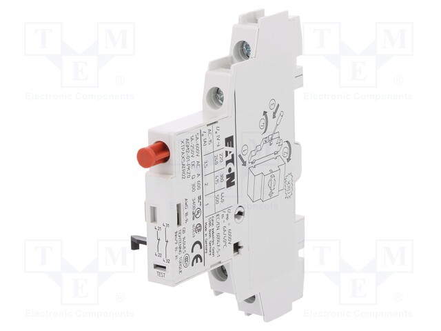 Signalling contacts; Auxiliary contacts: NC x2; side; Series: PKZ