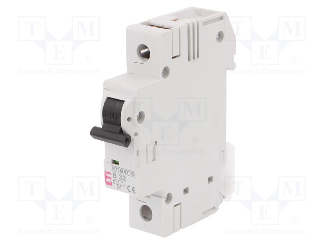 Circuit breaker; 230/400VAC; Inom: 32A; Poles: 1; DIN; Charact: B