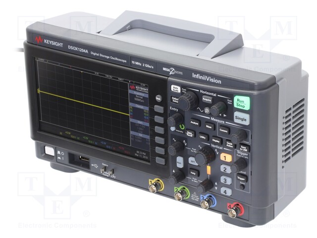 Oscilloscope: digital; Band: ≤70MHz; Channels: 4; 1Mpts; 2Gsps