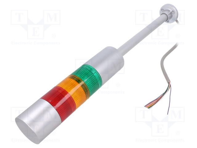 Signaller: signalling column; LED; red/amber/green; 24VDC; IP65