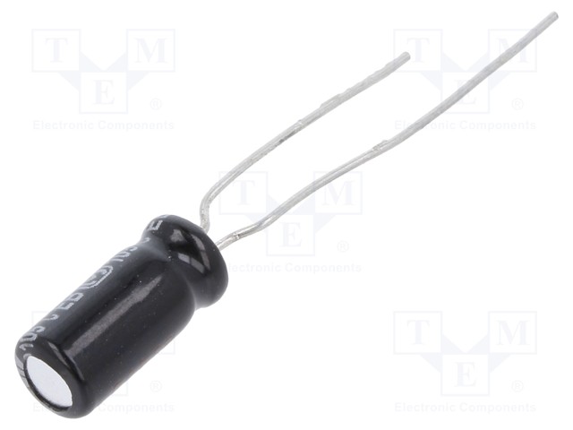 Electrolytic Capacitor, 2.2 µF, 50 V, EB Series, ± 20%, Radial Leaded, 5000 hours @ 105°C