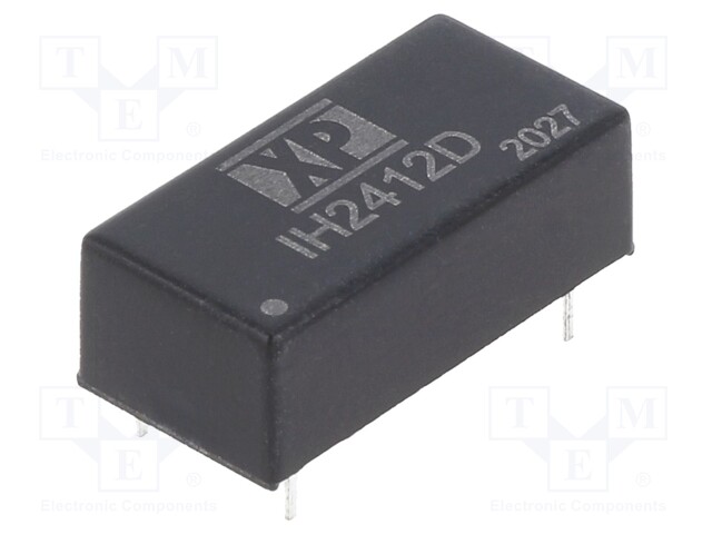 Converter: DC/DC; 2W; Uin: 24V; Uout: 12VDC; Uout2: -12VDC; Iout: 84mA