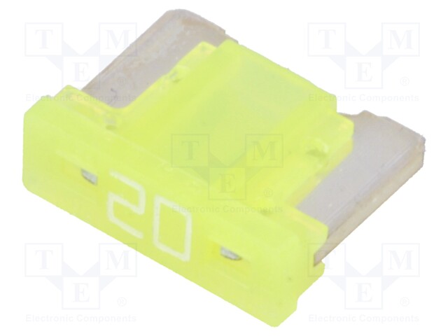 Fuse: fuse; 20A; 32V; automotive; MINIVAL LOW PROFILE