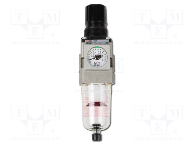 Compressed air regulator; G 3/4"; inside; 2000l/min; 5um; -5÷60°C