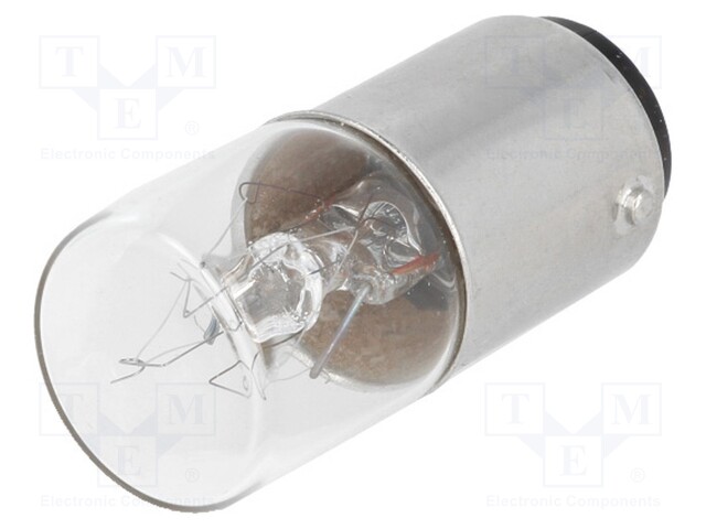 Signallers accessories: bulb; BA15D; Usup: 120VAC; Series: SL4