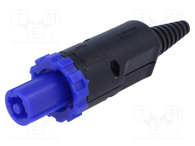 Plug; circular; CLIFFCON; PIN: 4; grounding contact; for cable