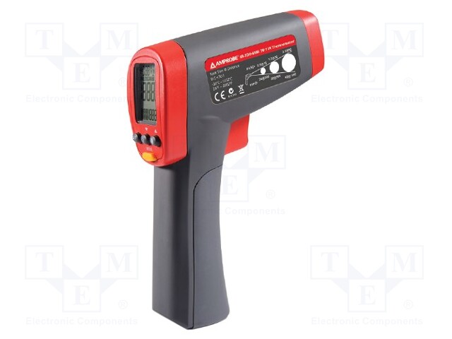 Infrared thermometer; double LCD,with a backlit; -32÷1250°C