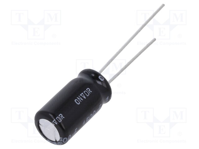 Electrolytic Capacitor, 1500 µF, 6.3 V, FS Series, ± 20%, Radial Leaded, 8000 hours @ 105°C