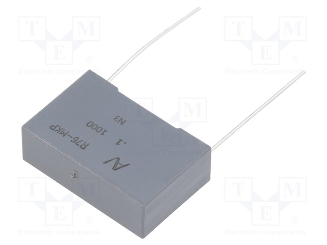 Capacitor: polypropylene; 0.1uF; ESR: 11.14mΩ; THT; ±5%; -55÷110°C