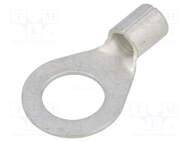 Ring terminal; M12; 16mm2; crimped; for cable; non-insulated