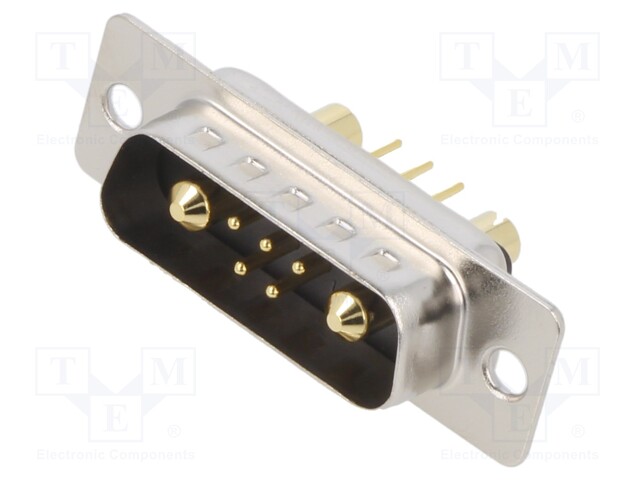 Special D-Sub; PIN: 7(2+5); plug; male; on PCBs; THT; MHCD; 240V