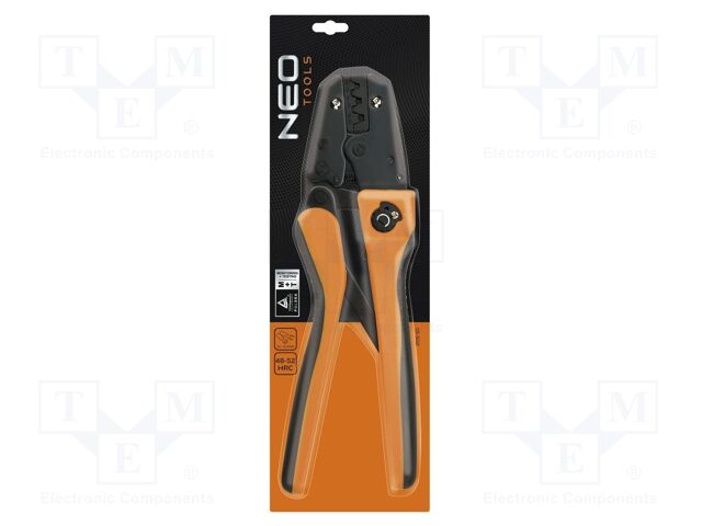 Tool: for crimping; non-insulated terminals; 22AWG÷12AWG; 250mm