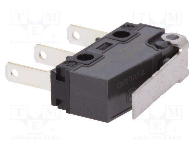 Microswitch SNAP ACTION; with lever; SPDT; 5A/250VAC; 5A/30VDC