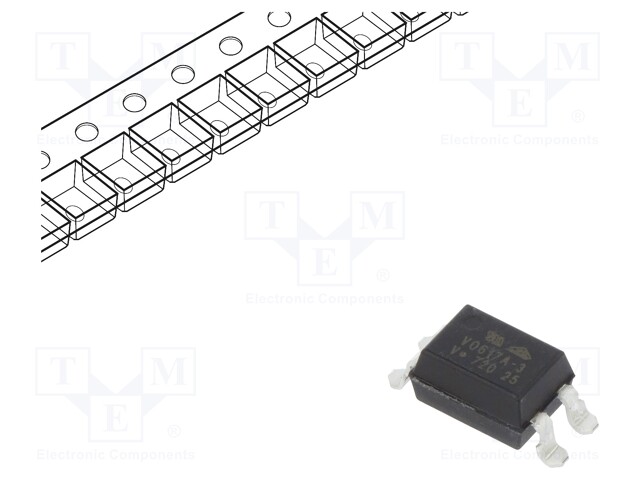 Optocoupler; SMD; Channels: 1; Out: transistor; Uinsul: 5.3kV