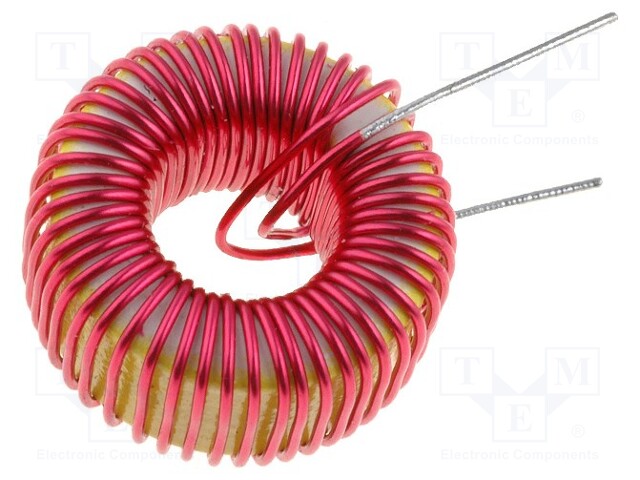 Inductor: wire; THT; 100uH; 0.5A; 140mΩ