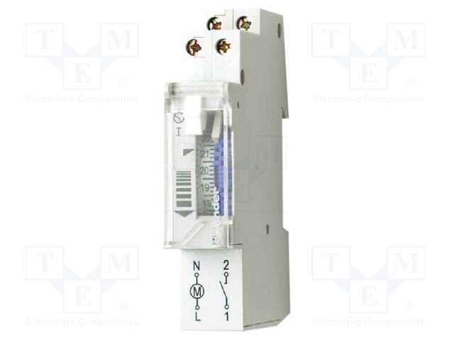 Programmable time switch; 15min÷24h; SPST-NO; 250VAC/16A; 230VAC