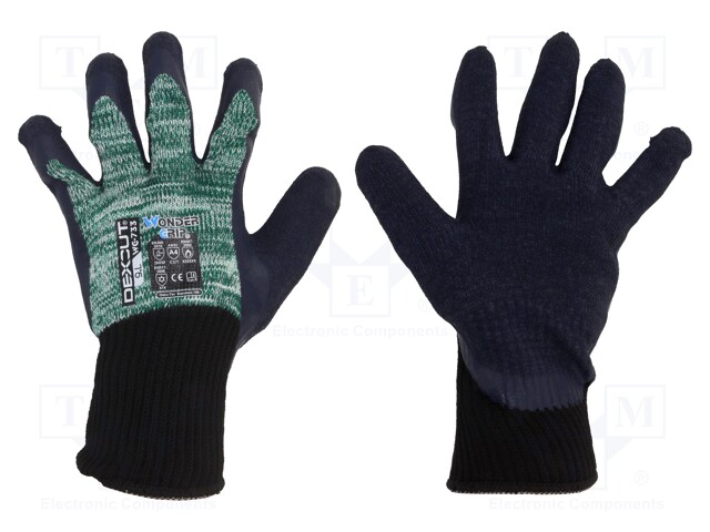 Protective gloves; Size: 9,L; green; Dexcut