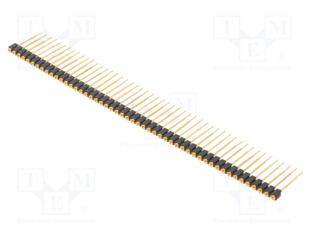 Pin header; pin strips; female; PIN: 50; straight; 2.54mm; THT; 1x50