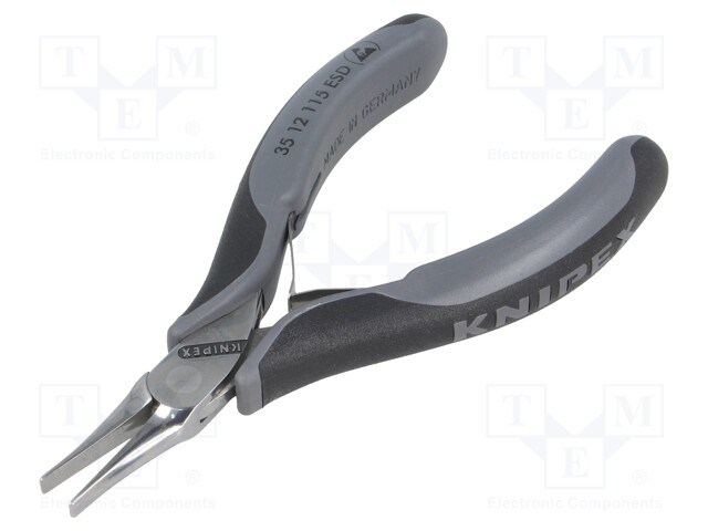 Pliers; half-rounded nose; ESD; 115mm