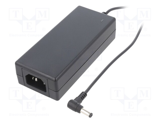 Power supply: switched-mode; 24VDC; 2.1A; Out: 5,5/2,1; 50W; 89%