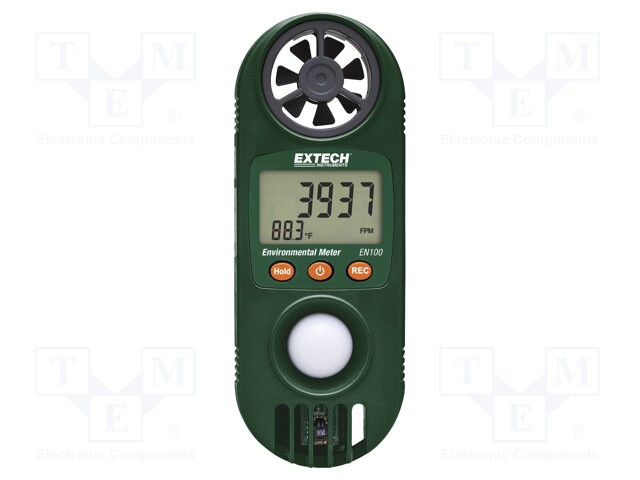 Thermoanemometer; 0÷50°C; 10÷95%RH; Humid.measur.accuracy: ±4%