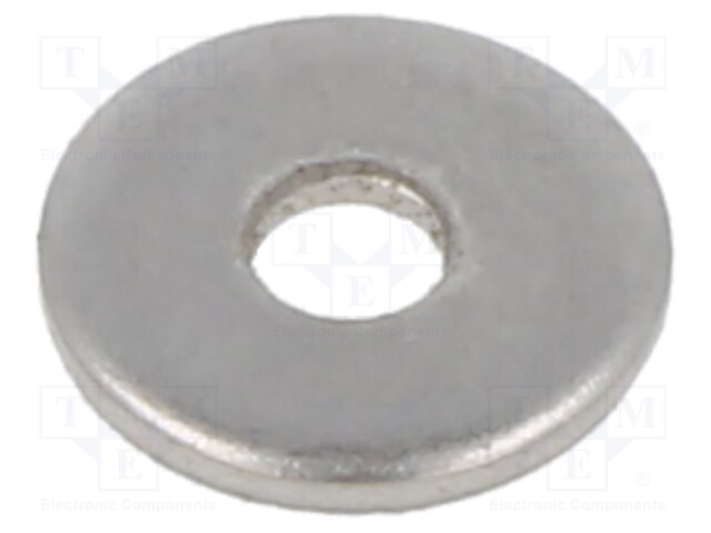 Washer; round; M2; D=7mm; h=0.8mm; acid resistant steel A4