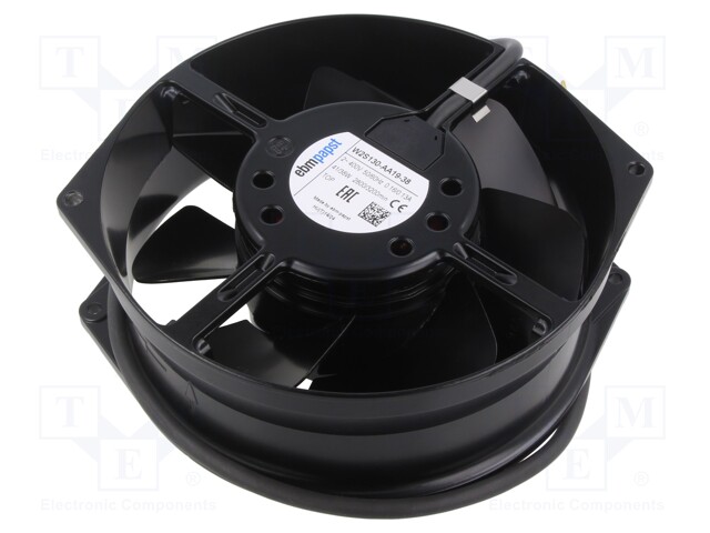 Fan: AC; axial; 400VAC; Ø150x55mm; 350m3/h; ball bearing; 2800rpm