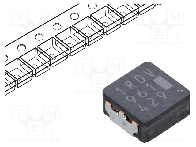 Inductor: wire; SMD; 1uH; 9.9A; 6.2mΩ; 6.4x6x3mm; ±20%; -55÷155°C