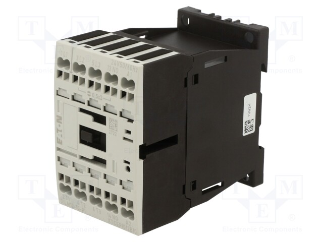 Contactor: 3-pole; NO x3; Auxiliary contacts: NO; 24VAC; 12A; 690V