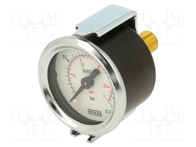 Manometer; 0÷1.6bar; 40mm; non-aggressive liquids,inert gases