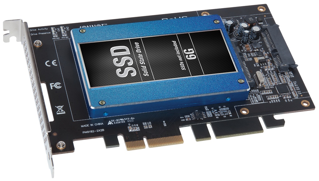 Tempo 2.5" SATA SSD PCIe Card