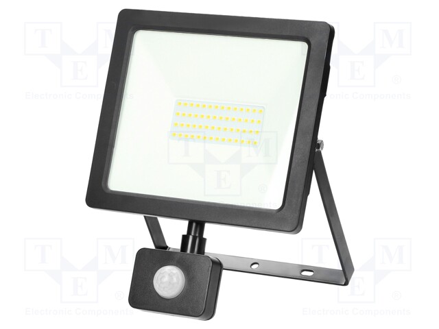 Lamp: LED flood light; 50W; 4000K; CRImin: 80; IP44; 3700lm; 230VAC