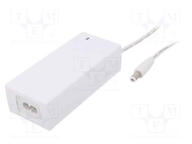 Power supply: switched-mode; 12VDC; 5A; Out: 5,5/2,1; 60W; desktop