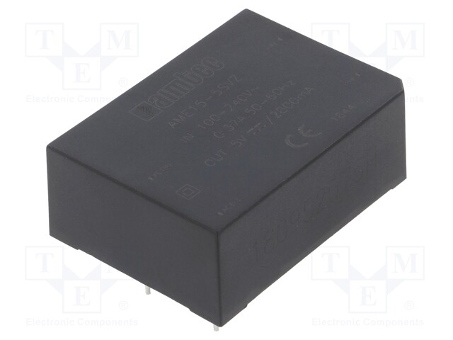 Converter: AC/DC; 14W; Uout: 5VDC; Iout: 2.8A; 76%; Mounting: PCB