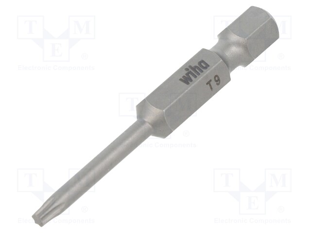 Screwdriver bit; Torx®; TX09; Overall len: 50mm