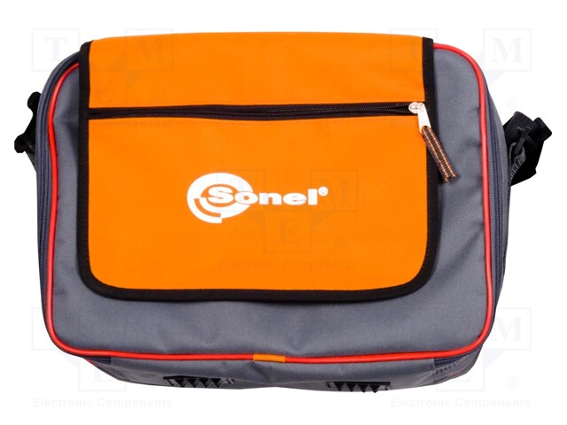 Bag; PQM-700-ENG,PQM-700-PL; Colour: orange,grey; Mat: fabric