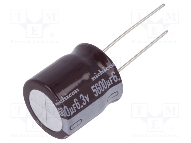 Capacitor: electrolytic; low impedance; THT; 5600uF; 6.3VDC; ±20%